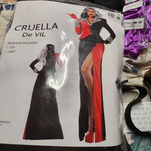 Cruella De Vil costume size medium